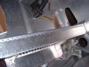 Rivets in wing tunnel