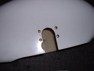 Fairing with screws