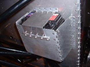 Finished battery box mounted