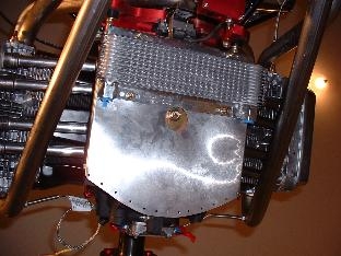 oil cooler & shroud from below