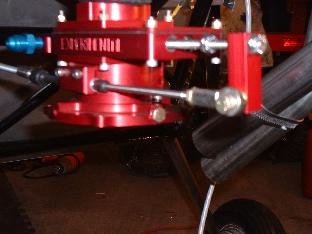 Carb linkage in place