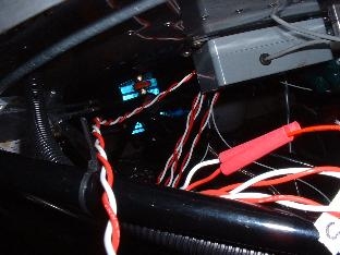 CHT wires twisted & spliced