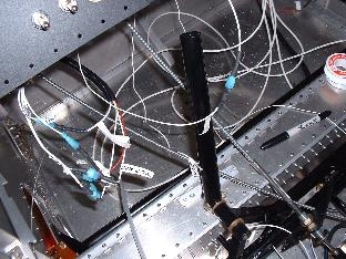 Connectors on wires to panel