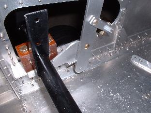 Brake handle installed