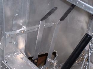 Flap, brake & trim handle