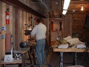 Drilling rudder hinge