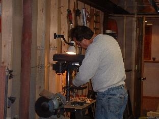 Drilling rudder hinge