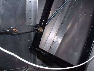 Rudder springs installed