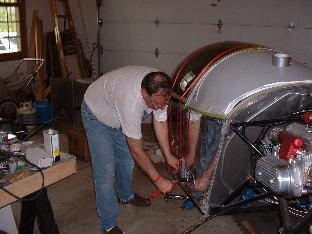 Strap canopy after rough cut