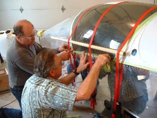 Fitting at hinge line