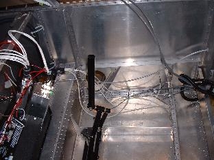 Wires partially run.