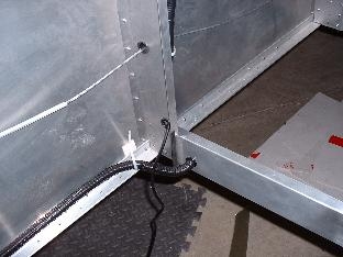 ELT cable at bulkhead