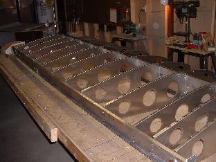 Finished Left wing rib assy