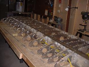 Right wing after deburring