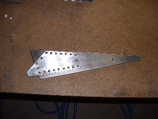 Right aileron drive rib assy