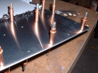 Right aileron clecoed