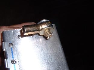 Aileron control fitting