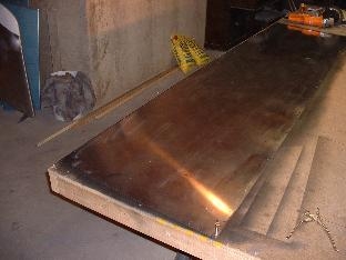 Polished Right Lower wing skin