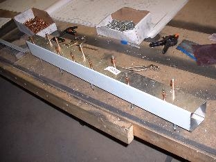 Cross Tie Box Clecoed