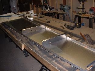 Skin with longerons & vertical channels