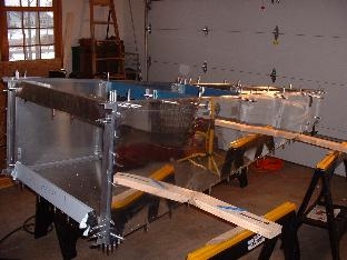 Aft Fuselage in process
