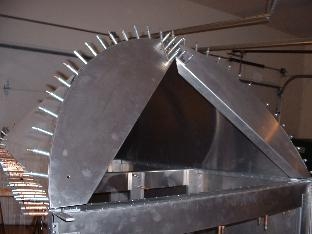 Front former assembled to turtledeck