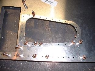 Doubler at right fuselage wing opening