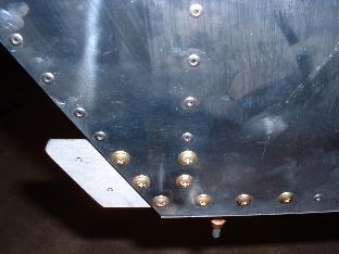 Wrinkle at motor mount