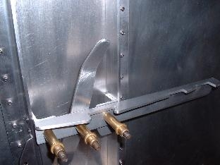 Trim quadrant partially installed