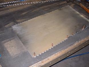 Seat back clecoed together