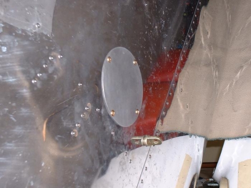 Cover on wing bottom