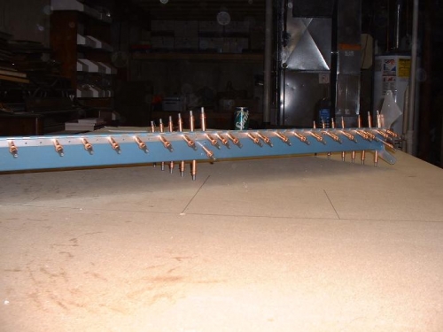 Side view of the rudder