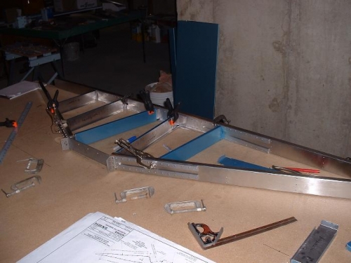 Layout of Horizontal Tail Assy Frame