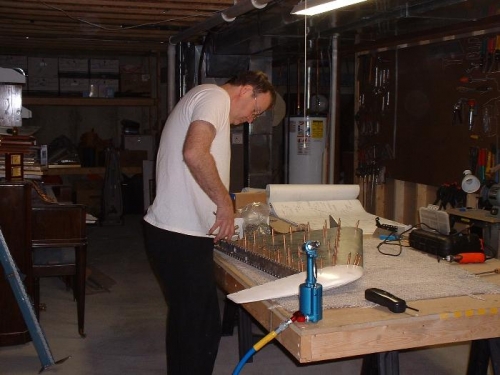 More work on horizontal stabilizer