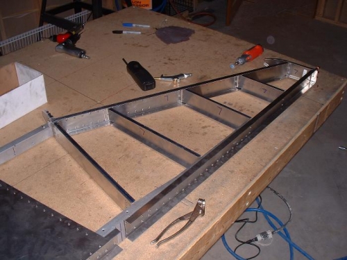 Horiz Stab rebuild- half done