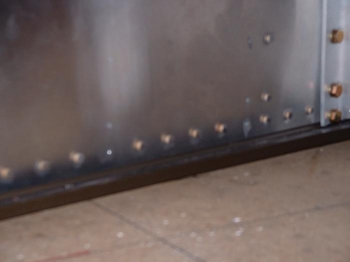 Left Spar Rivets