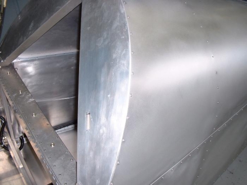 Close up of fuselage