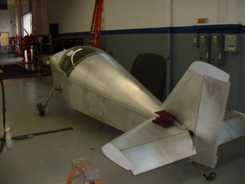 Fuselage ready for paint prep