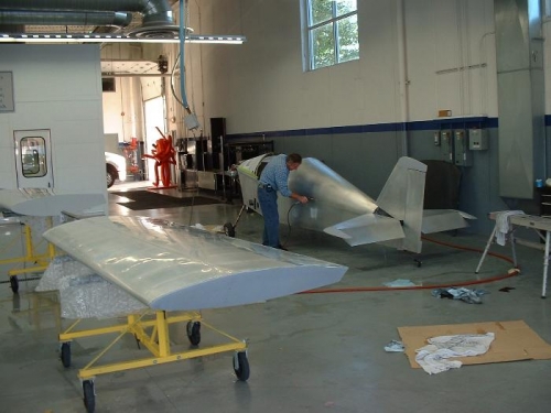 Wings & fuselage etched