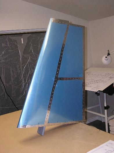 Left side of completed vertical stab