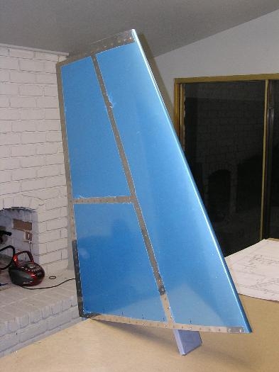 Right side of completed vertical stab