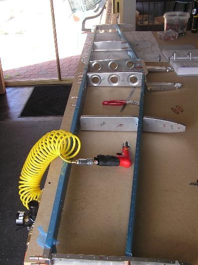 Ribs clecoed - right side