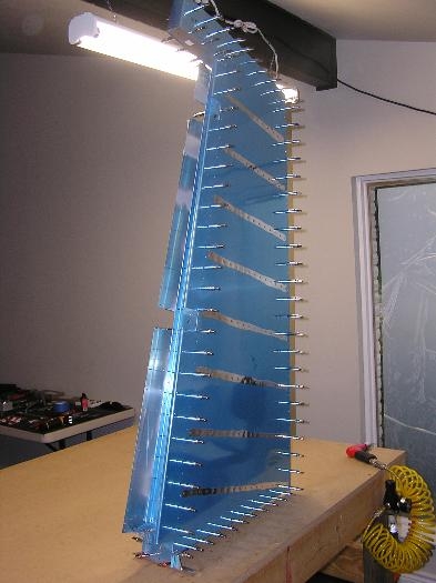 Fully clecoed and ready to be disassembled