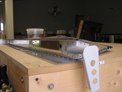 Close up of elevator horn