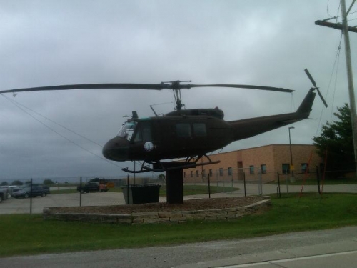 Huey near Boone, IA National Guard Unit.