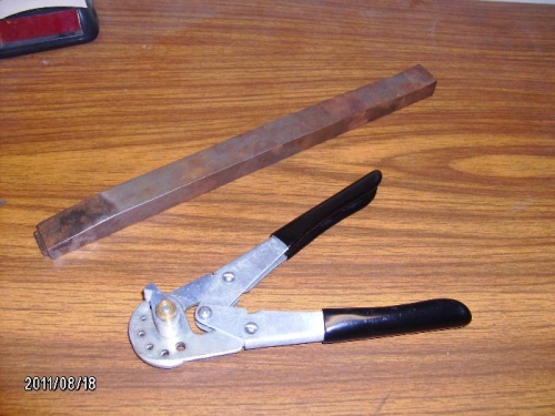 Long bucking bar and rivet cutter