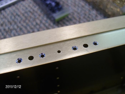 Drilled and countersunk