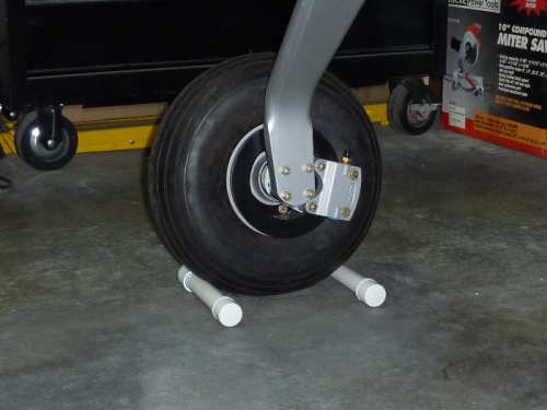 Another advantage -- they are always snug against the tire