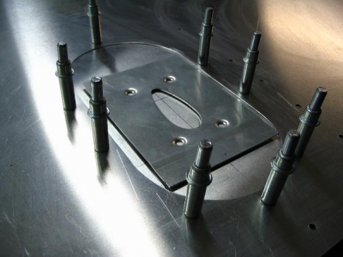 Pitot access/mounting plate