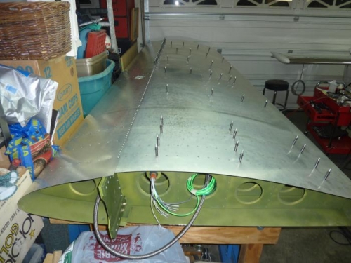 Riveting begun